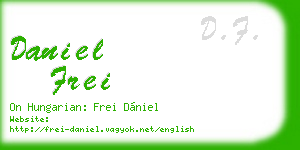 daniel frei business card