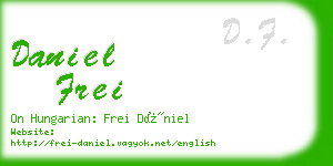 daniel frei business card